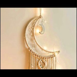 NEVER OPENED/Moon Macrame Dream Catcher ornament